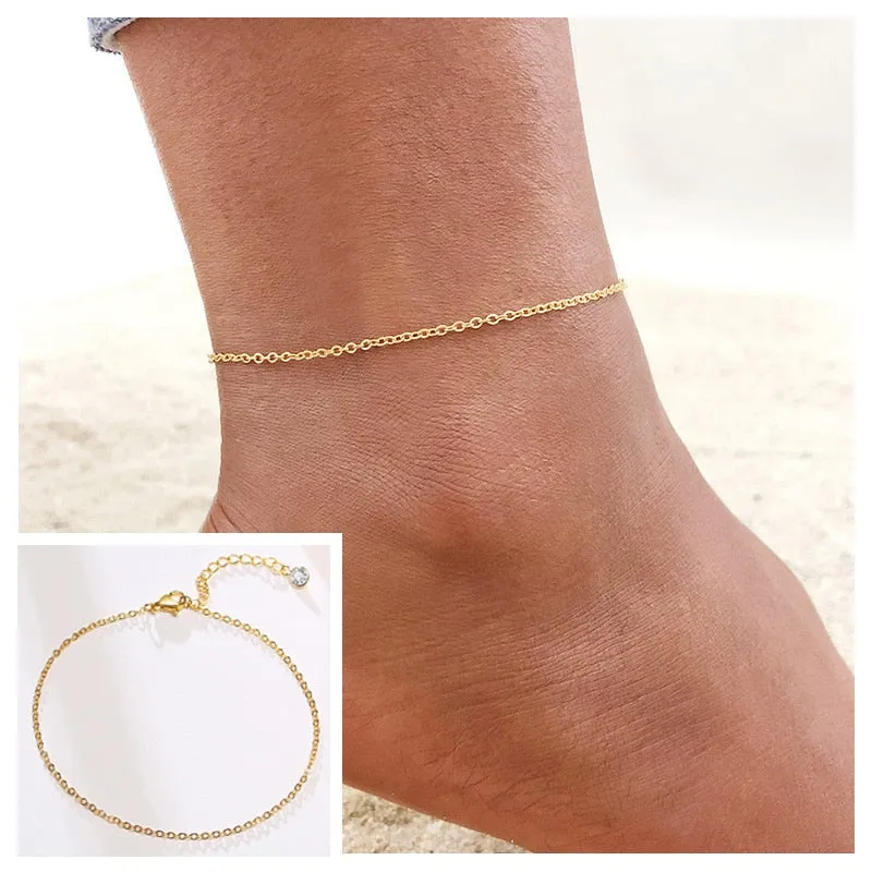 Summer Beach Chain Anklet Bracelet