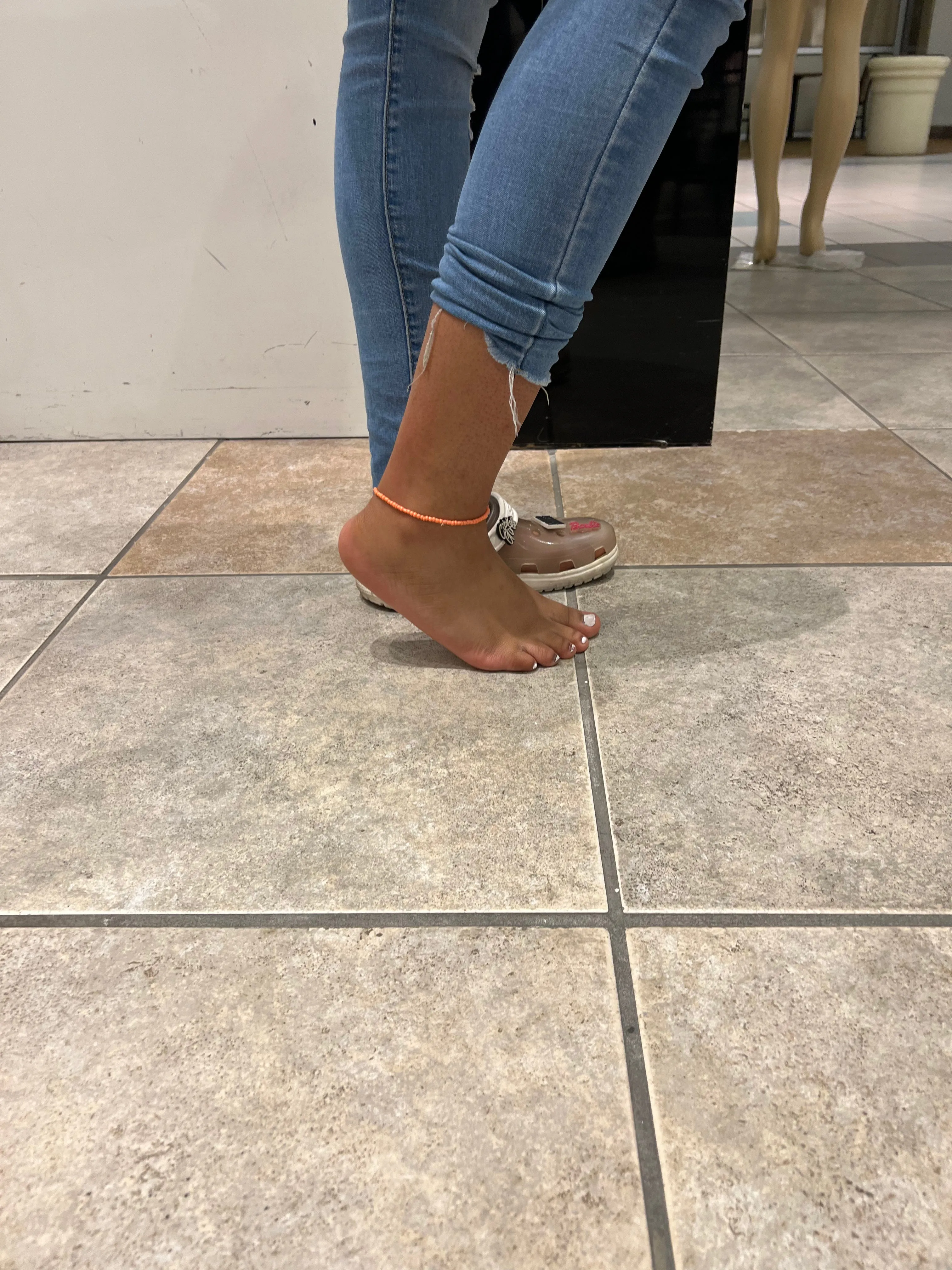 Super peachy anklet