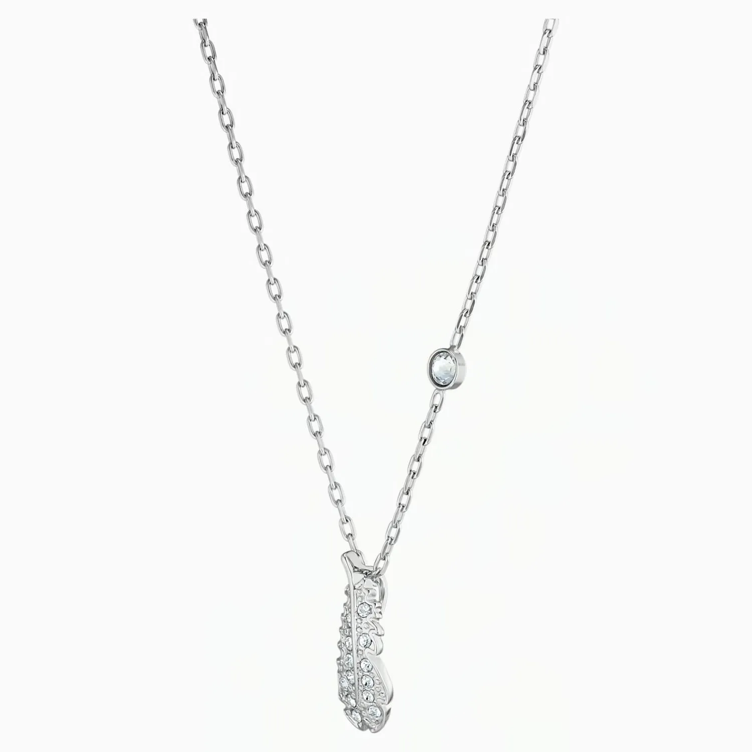Swarovski NAUGHTY NECKLACE Mini, White, Rhodium -5512365