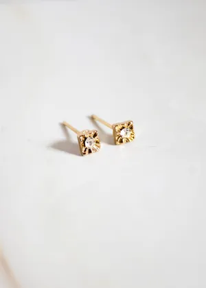 Teeny Square Gold Posts