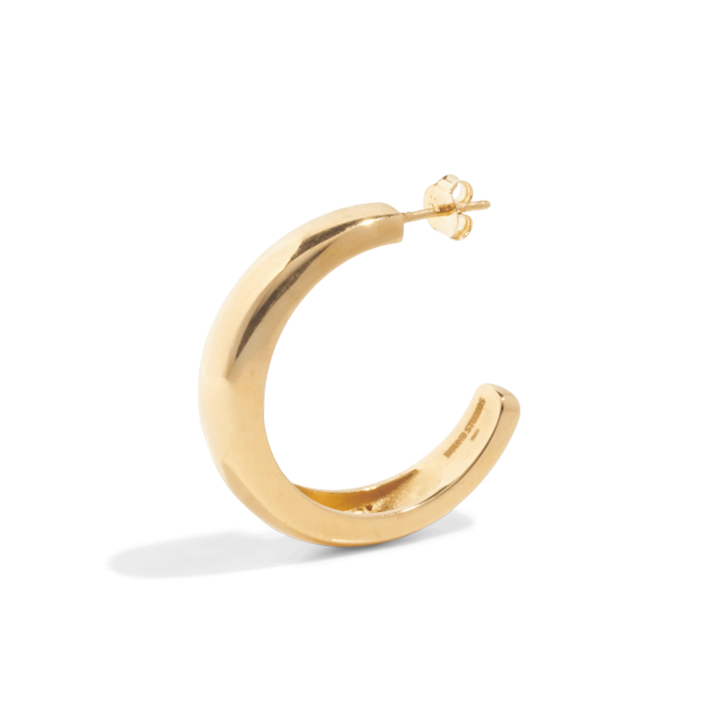 THE HARPER HOOP MEDIUM - 18k gold plated