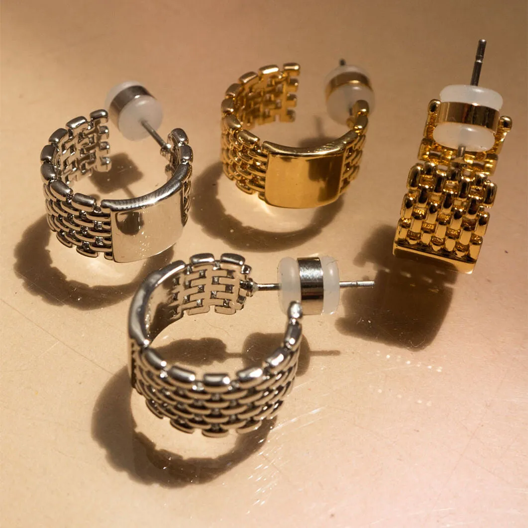 The ID Hoops in Silver