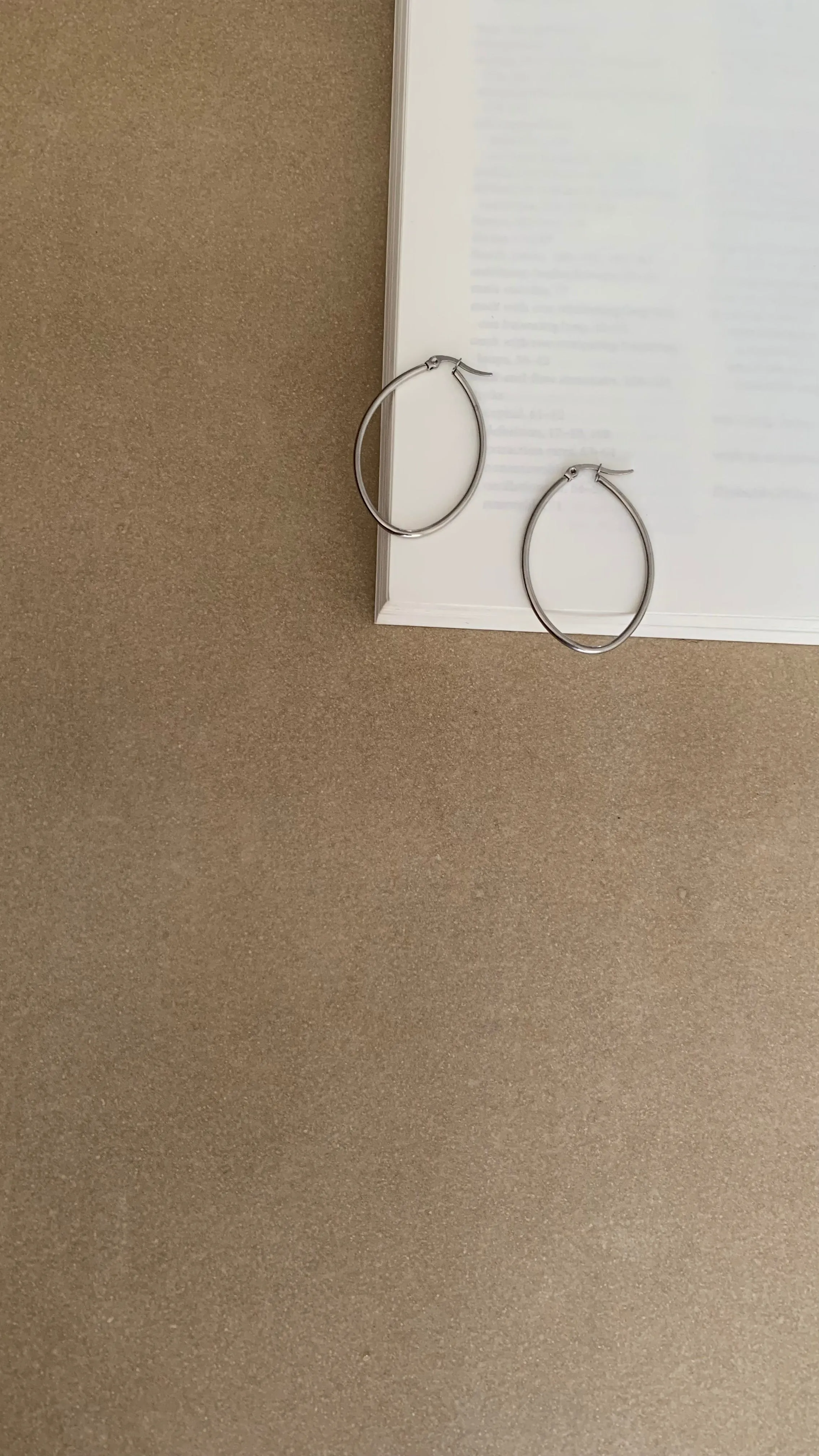 THE OVAL HOOP EARRING