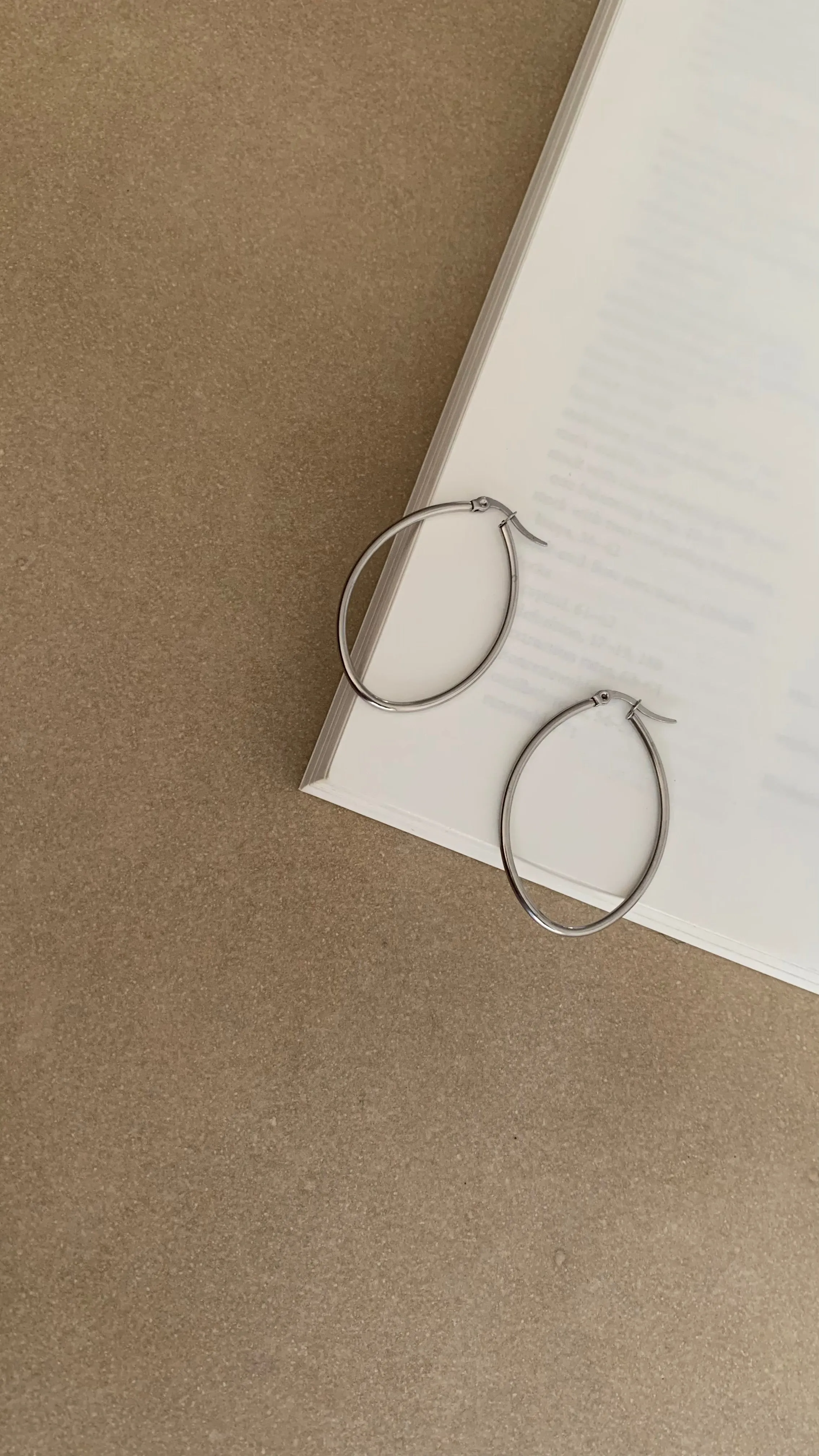 THE OVAL HOOP EARRING