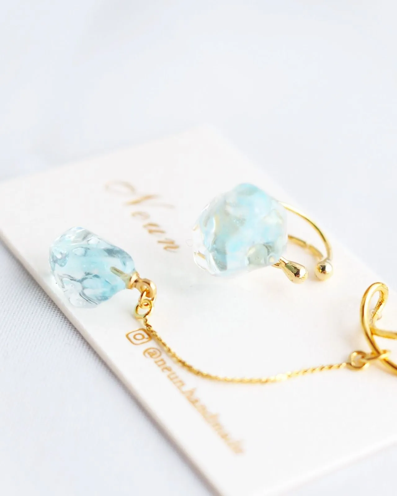 Thin ice ear cuffs [ ear cuffs / set item ].