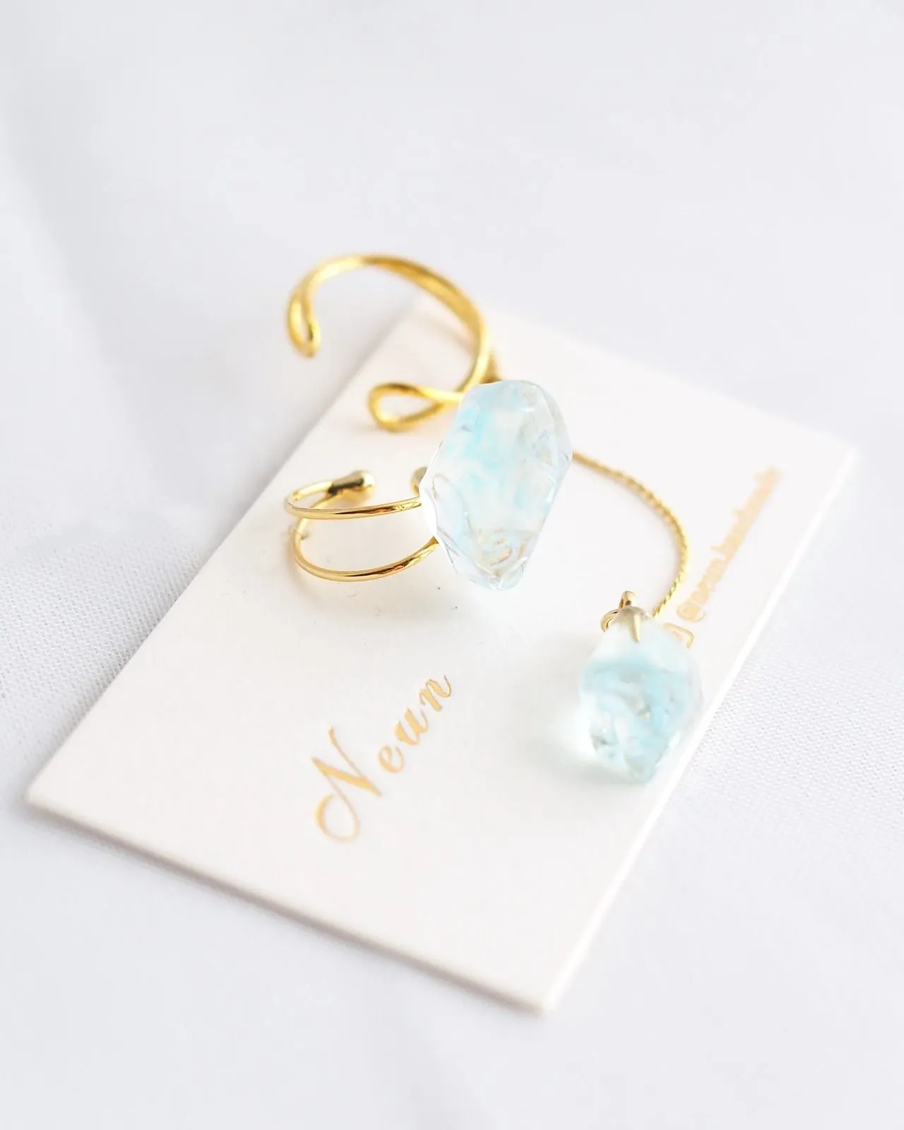 Thin ice ear cuffs [ ear cuffs / set item ].