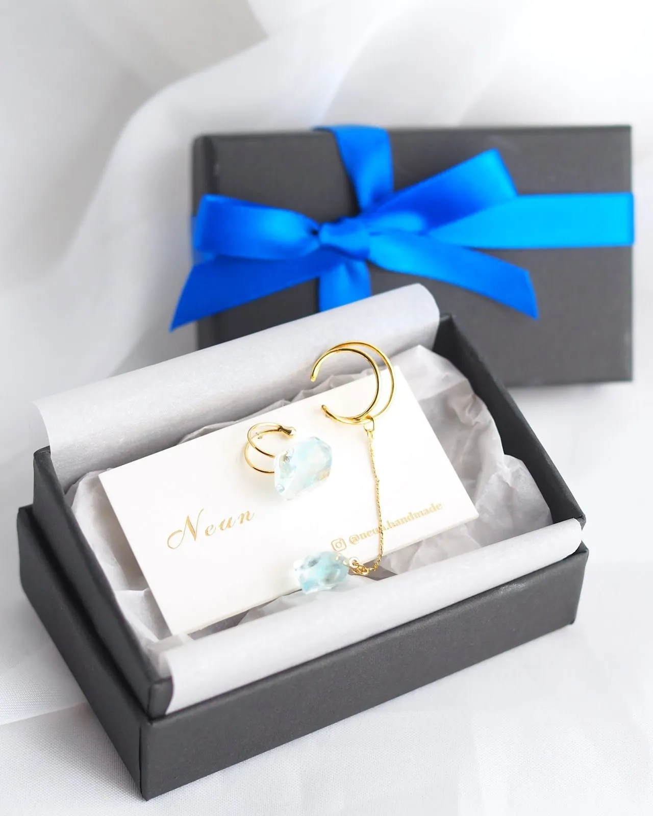 Thin ice ear cuffs [ ear cuffs / set item ].
