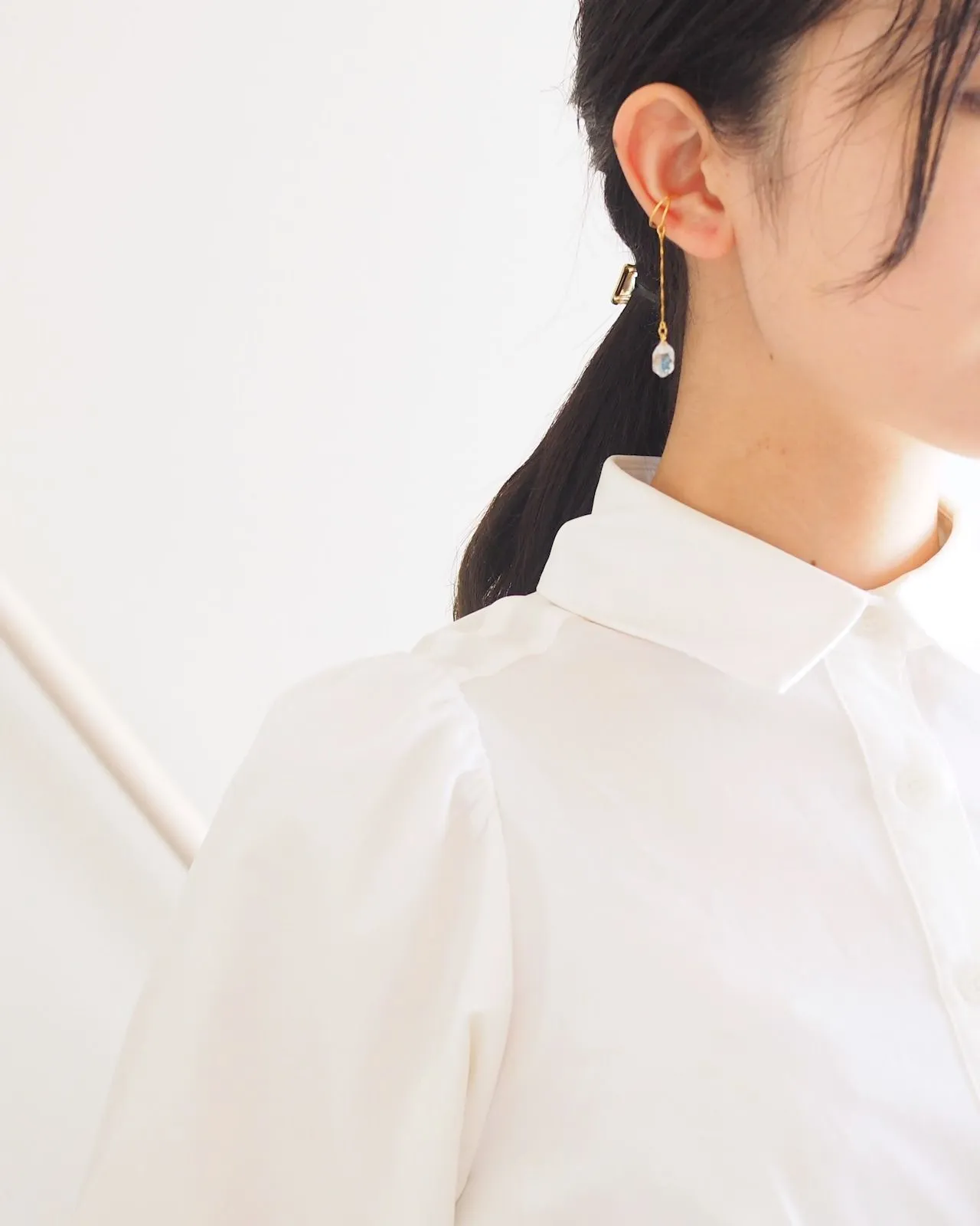 Thin ice ear cuffs [ ear cuffs / set item ].