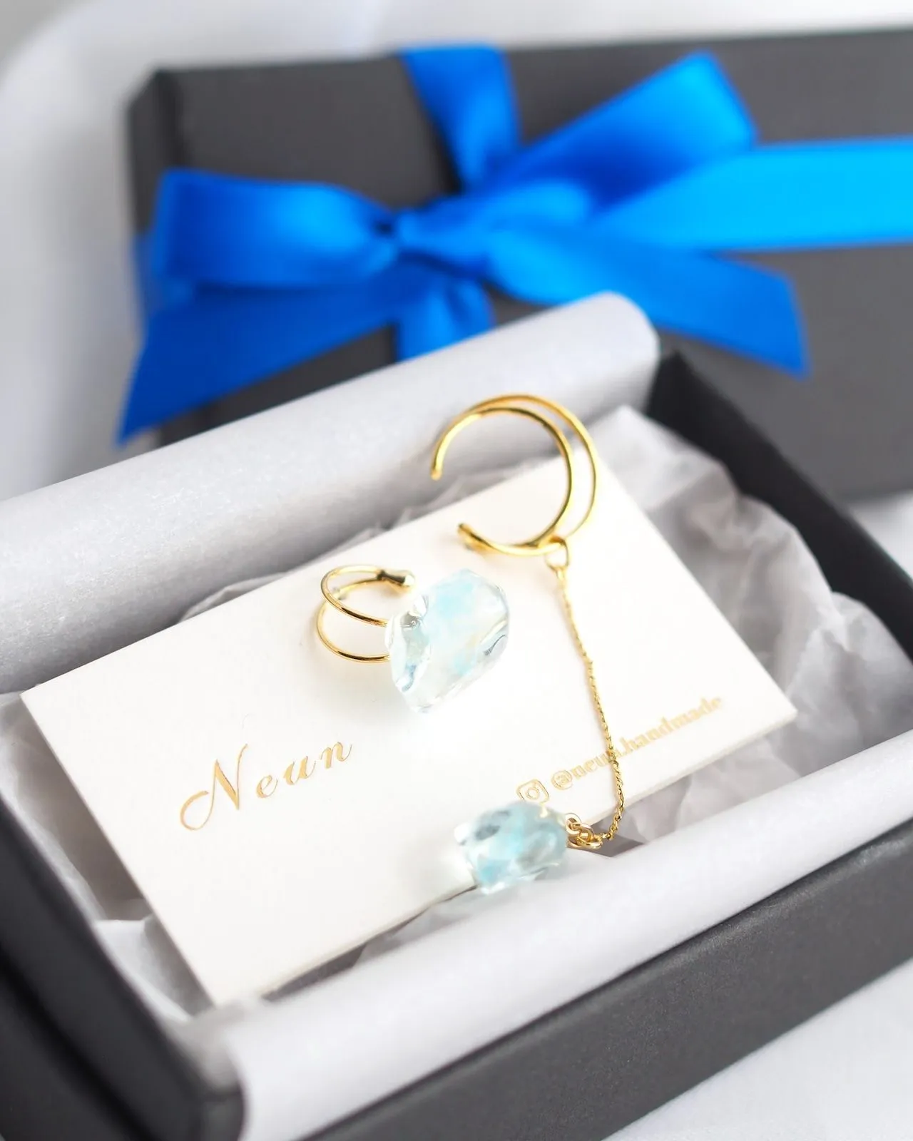 Thin ice ear cuffs [ ear cuffs / set item ].