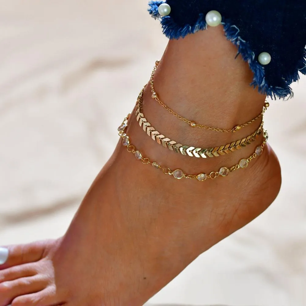Trendy Women's  Ankle Bracelets