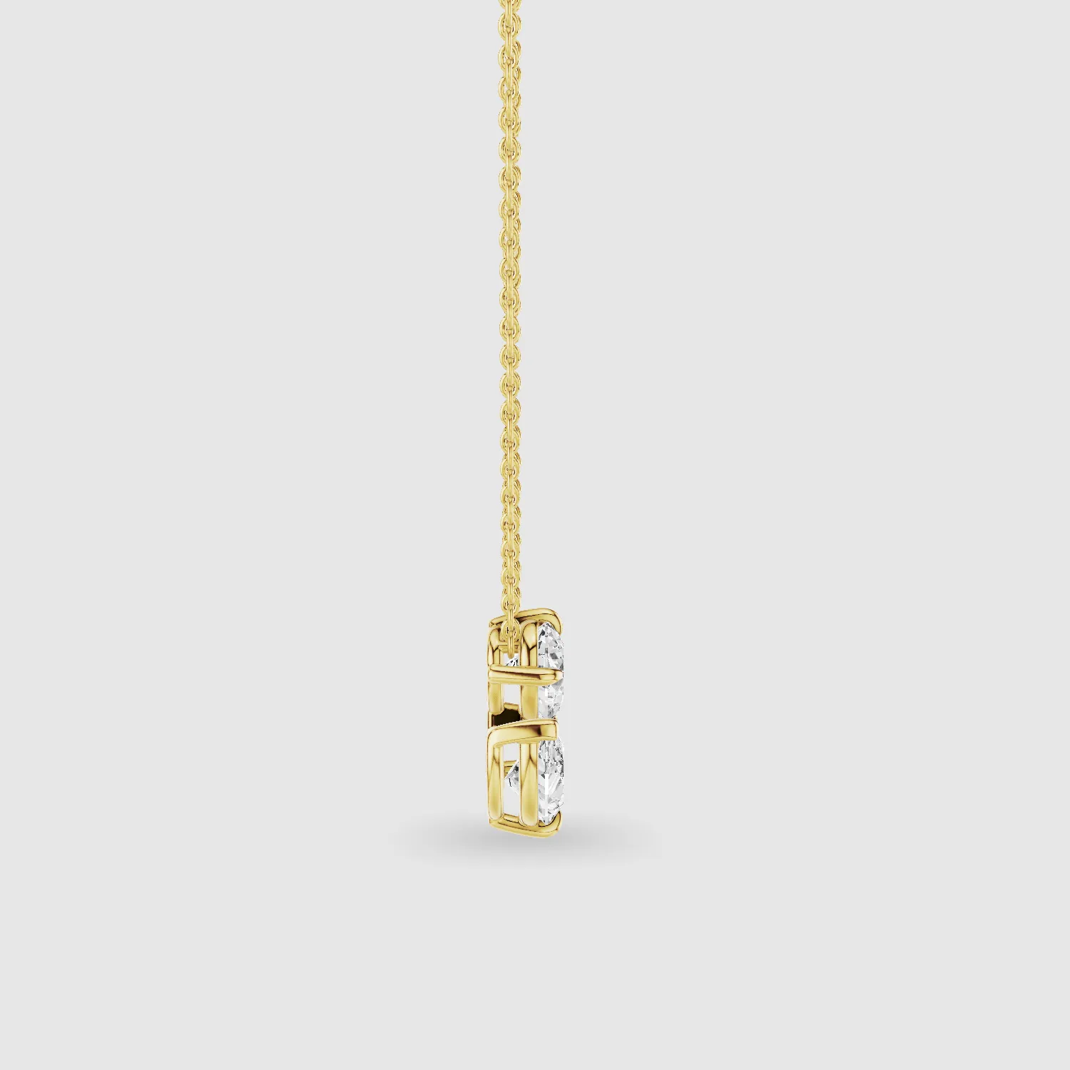 U&I Lucy Lab Grown Diamond Fashion Pendant -Pear