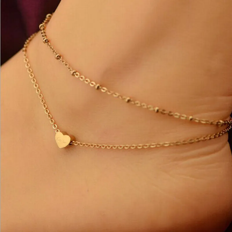 Women Stylish Foot Jewelry - Beach Anklet Chain